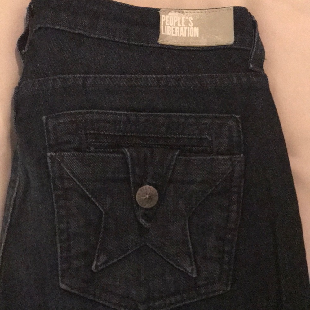 People’s Liberation dark blue jeans